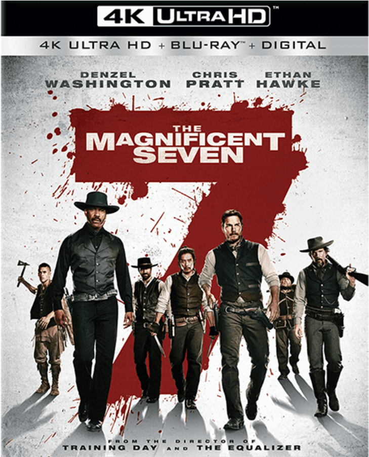Magnificent Seven 2016 Blu Ray (1200x901), Png Download