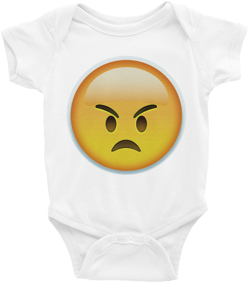 Emoji Baby Short Sleeve One Piece - Smiley (1000x1000), Png Download