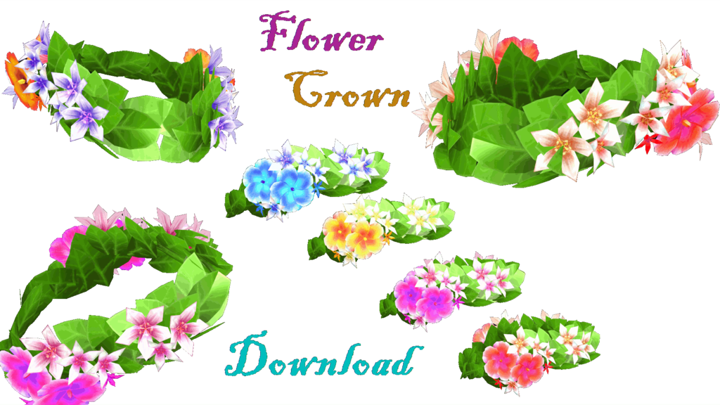 Mmd] Flower Crown By Lorenemmd On Deviantart Clip Art - Mmd Tda Flower Crown (1024x576), Png Download