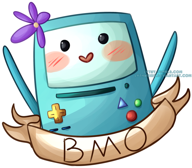 Adventure Time With Finn And Jake Images Flower Crown - Bmo Hora De Aventuras Kawaii (800x744), Png Download