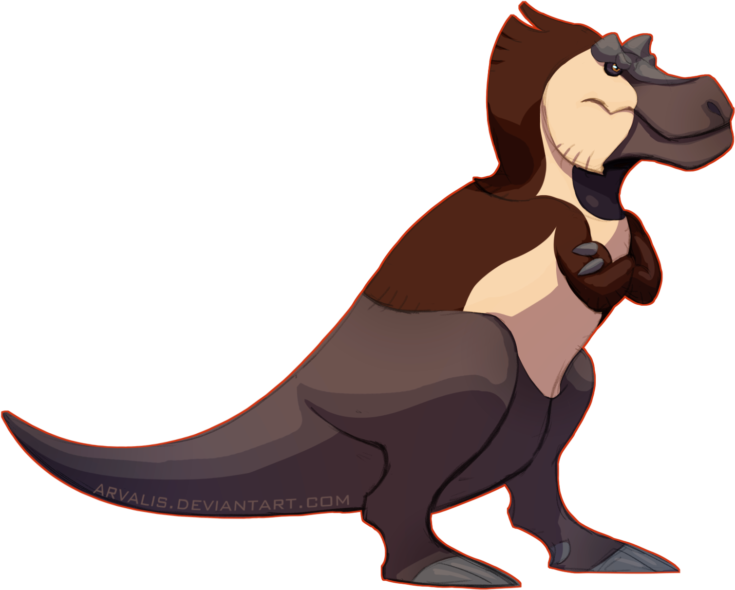 Tyrannosaurus Rex Clipart Carnivore - Feathered T Rex Saurian (1590x1251), Png Download