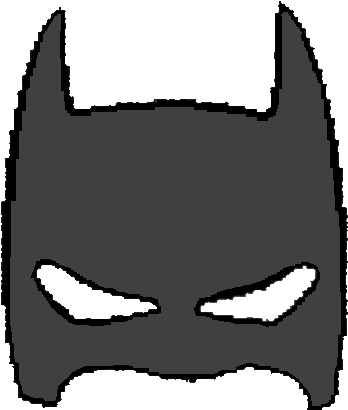 Batman Huntress Joker Cosplay - Batman Mask No Background (420x420), Png Download