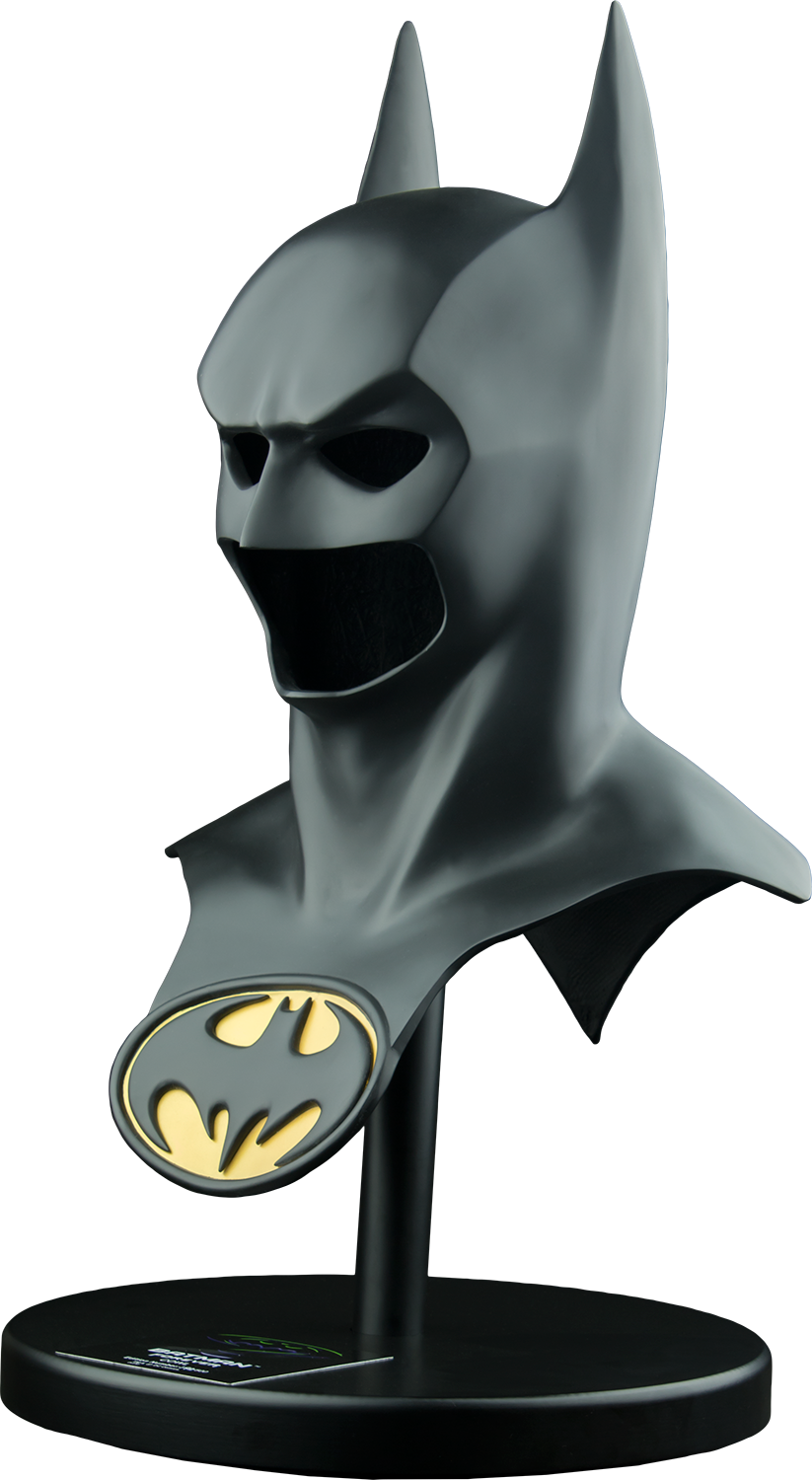 Batman Forever Life-size Cowl - Batman Forever Cowl (823x1500), Png Download