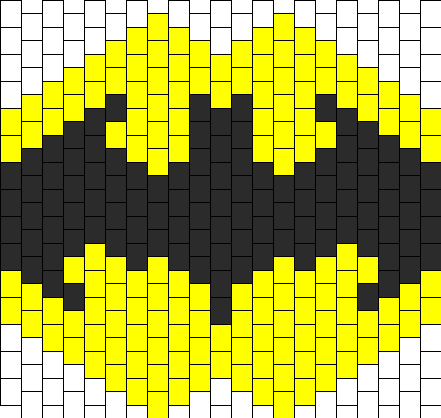Batman Mask Bead Pattern - Batman Kandi Mask Pattern (441x418), Png Download