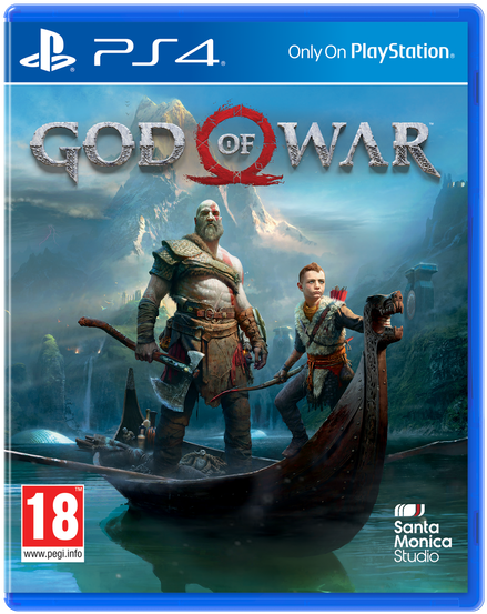 God Of War 4 Box Art Png Svg Library Stock - God Of War Ps4 Box Art (600x600), Png Download