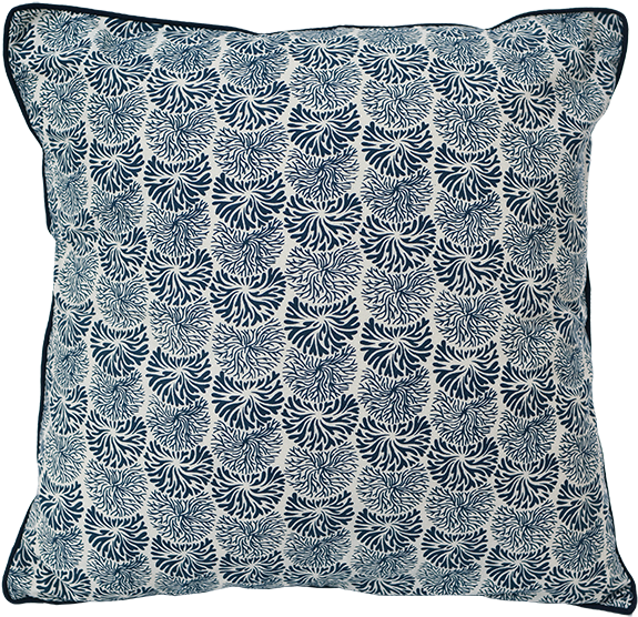 Tumbleweed Indigo Cushion Cover, Medium - Oxfam Cushion Cover Indigo (600x600), Png Download