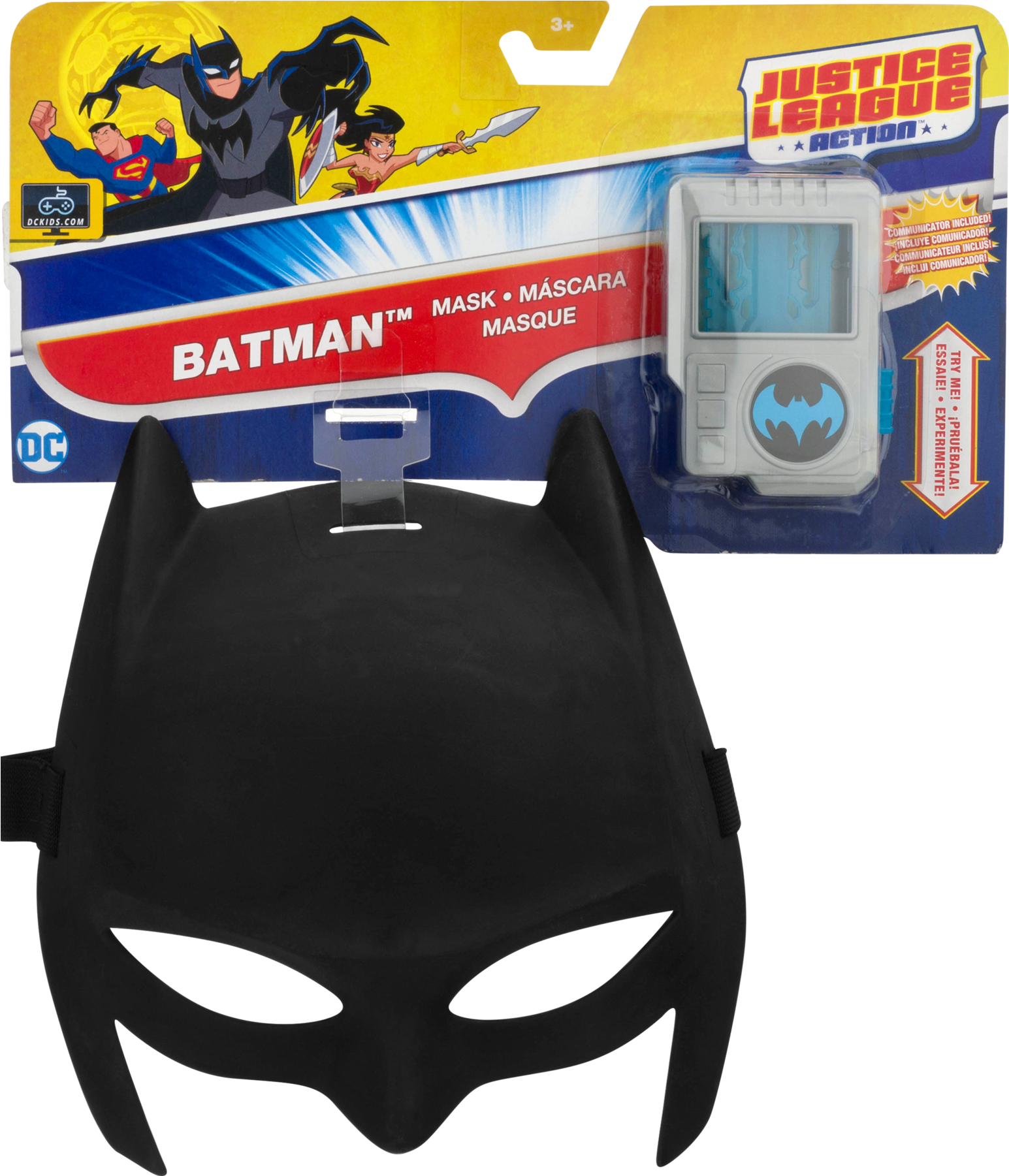 Justice League Batman Mask Toy (1800x1800), Png Download
