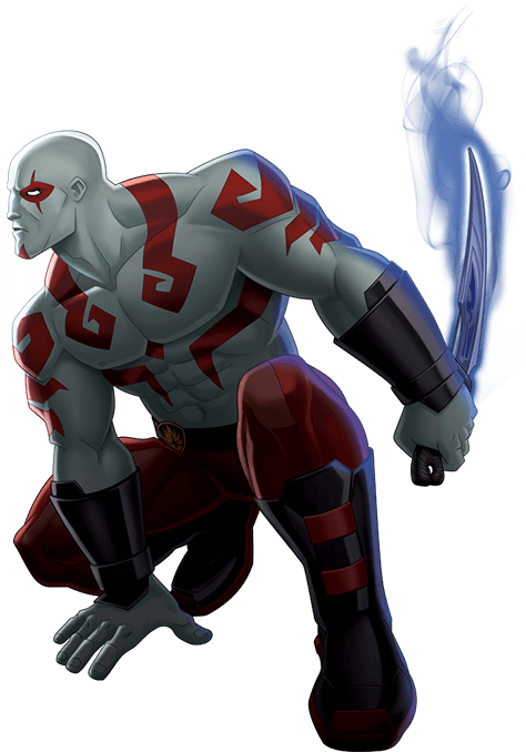Sscnson - Marvel Guardians Of The Galaxy Drax (473x692), Png Download