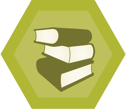 Stacked Books Icon For Education - Icon Education Resources Png (480x413), Png Download
