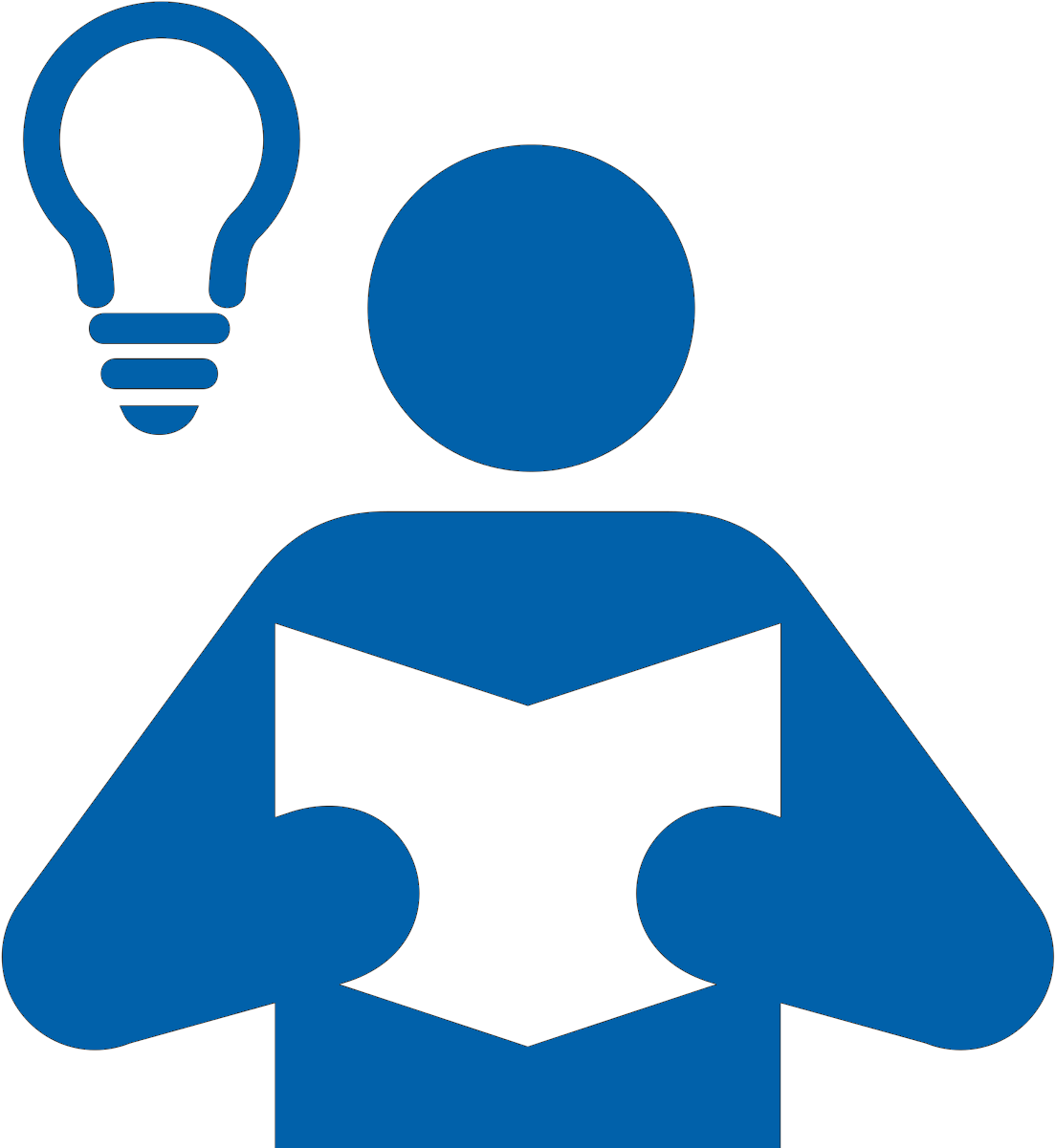 Philosophy Clipart Curious Student - Learning Clipart Black And White (1200x1200), Png Download