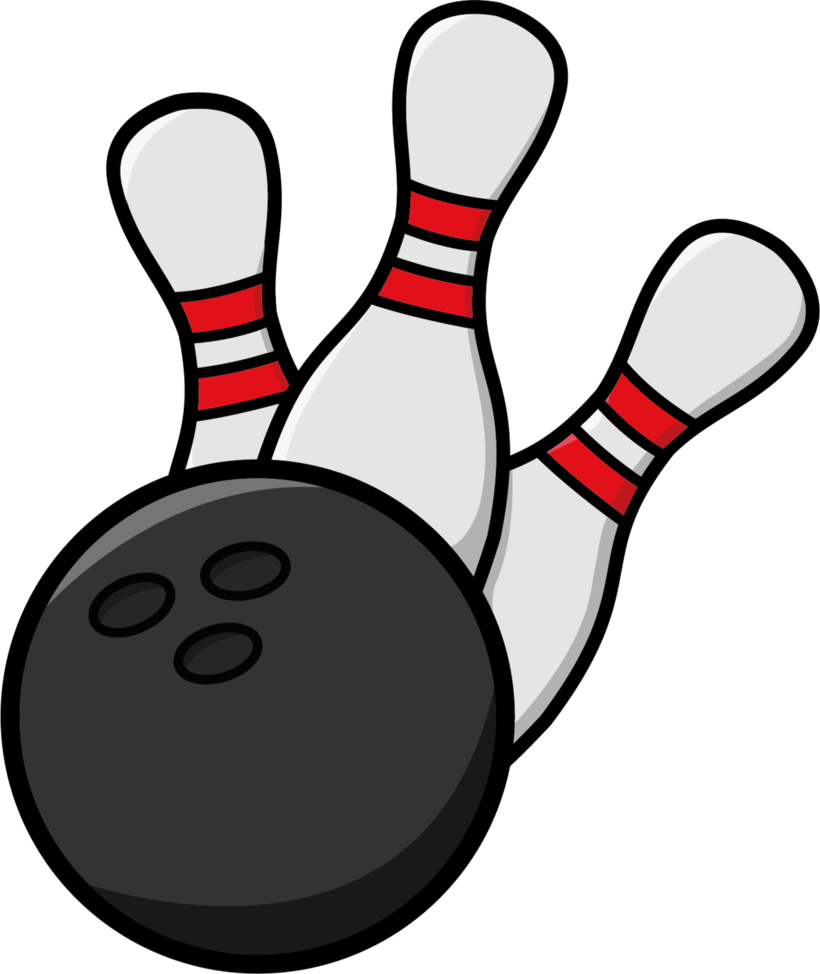Png Free Download Collection Of Ten Free High Quality - Ten Pin Bowling Cartoon (820x974), Png Download