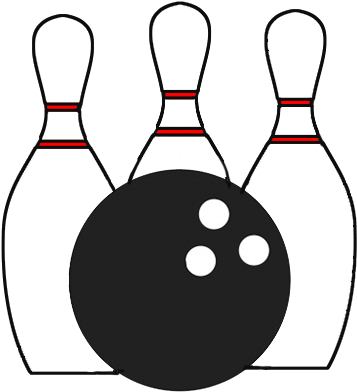Bowling Icon, Bowling Icon Transparent Background - Bowling Clipart No Background (435x472), Png Download