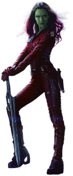 Gamora - Guardians Of The Galaxy 2 Gamora Costume (400x400), Png Download