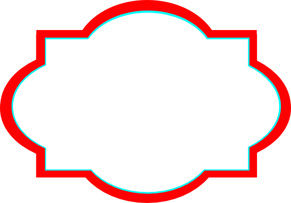 Clip Freeuse Decorative Clip Art At Clker Com Vector - Red Decorative Frame Clipart (600x419), Png Download
