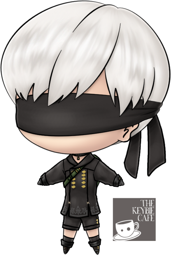 Nier Automata Keybies - Vixx (1000x1000), Png Download