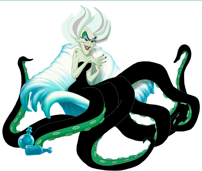 Morgana - Morganna The Little Mermaid (697x602), Png Download