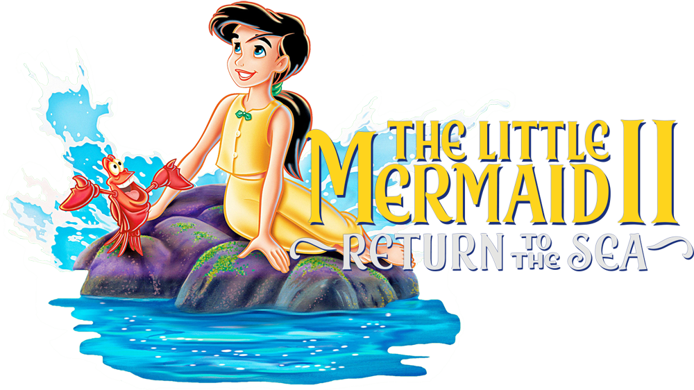 , - Little Mermaid Ii Return To The Sea Title (1000x562), Png Download