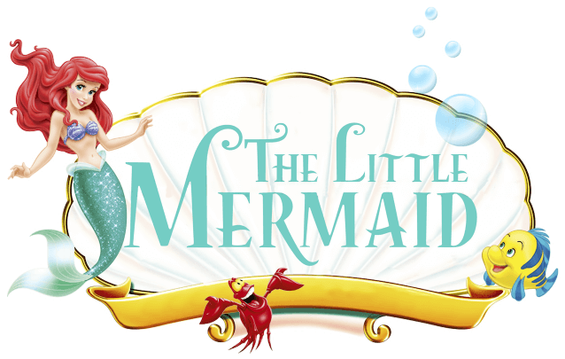 To Little Mermaid Coloring Pages - Little Mermaid Logo Png (648x550), Png Download