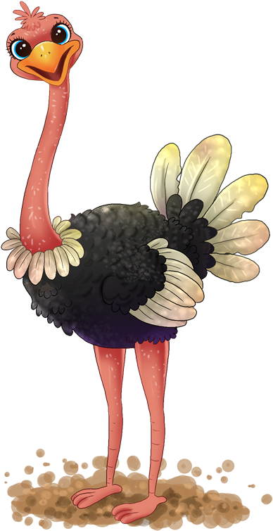 Free To Use &, Public Domain Ostrich Clip Art - Ostrich Clipart Png (598x793), Png Download