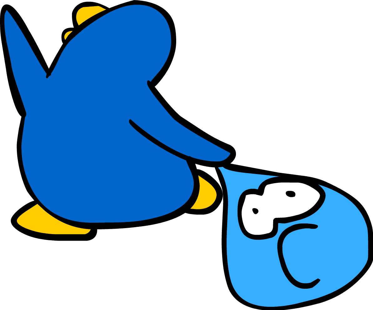 Bowling Clipart Penguin - Club Penguin 2005 Puffles (1192x992), Png Download