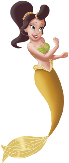 Clip Art Royalty Free Library Adella Granddaughter - Ariel's Sister Adella (258x560), Png Download
