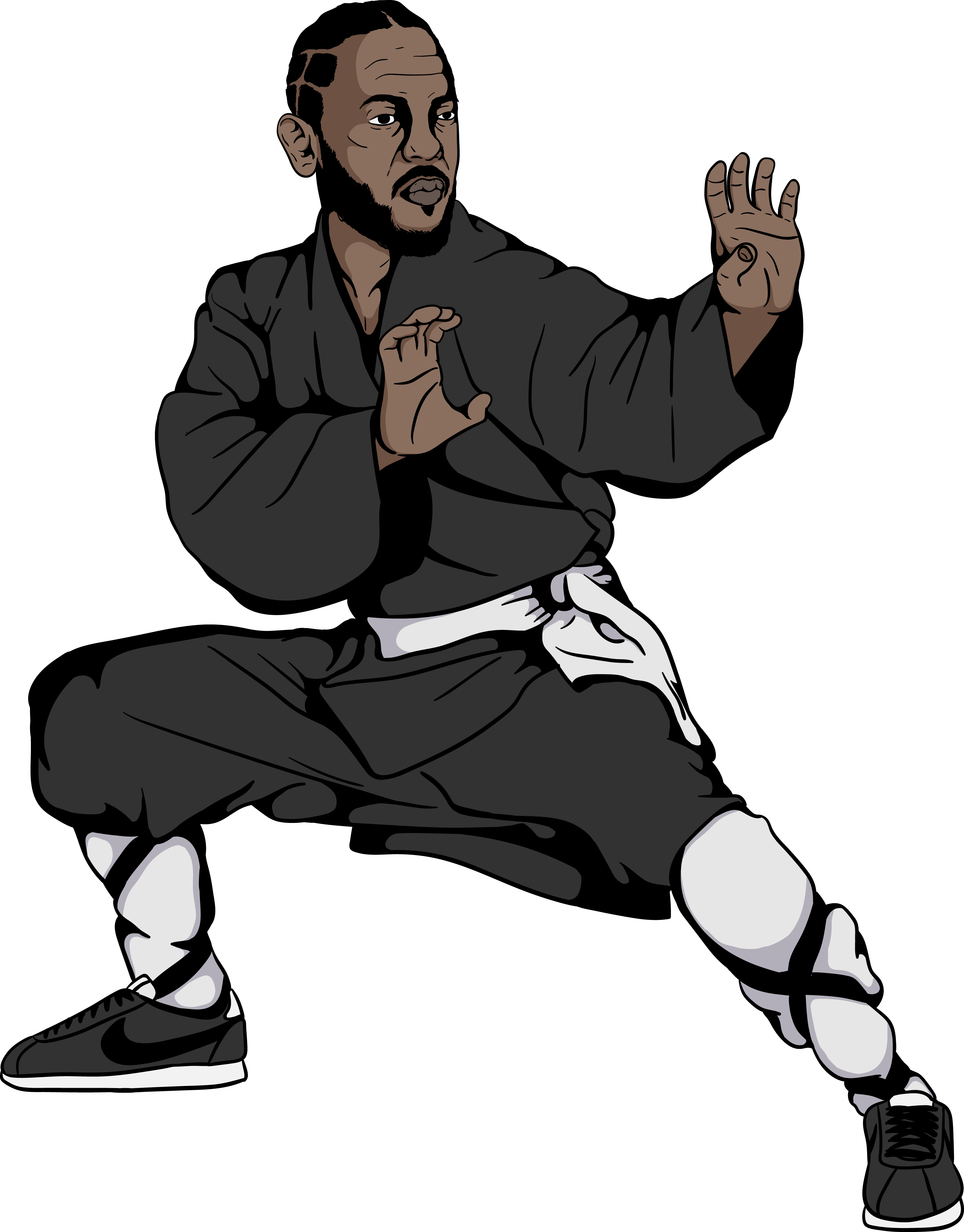 Hiphopkeychains In R/kendricklamar - Kung Fu Kenny Cartoon (3183x4066), Png Download