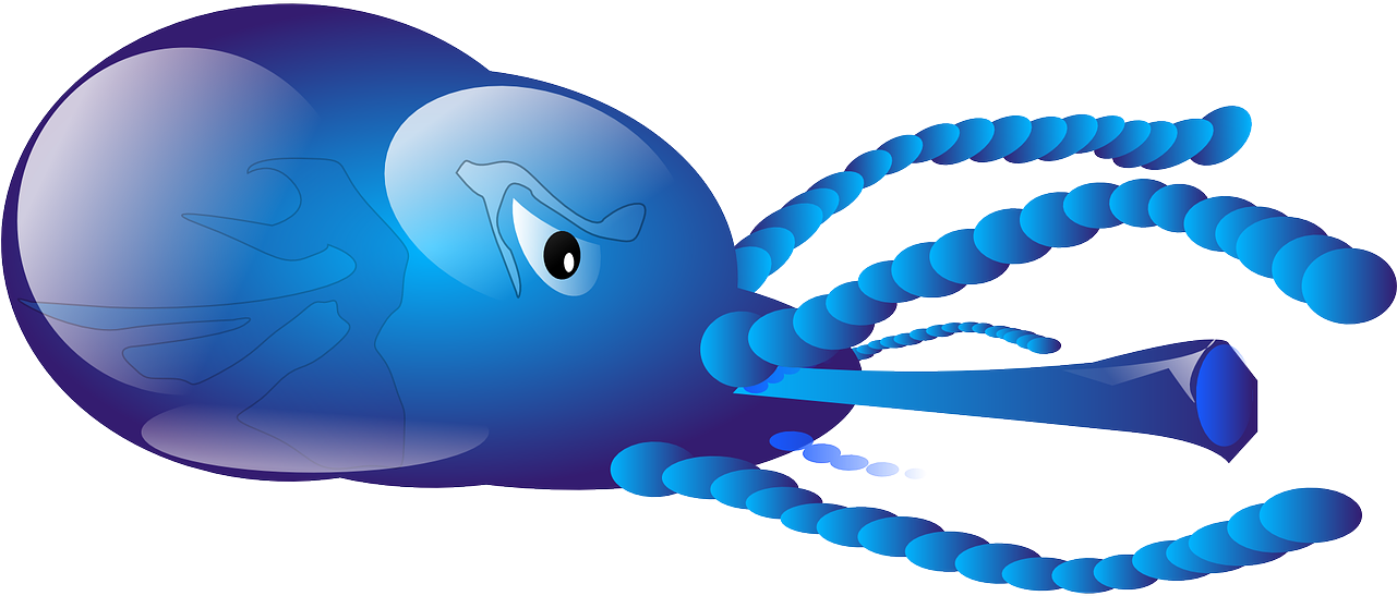 Small - Amoeba Cartoon (600x254), Png Download