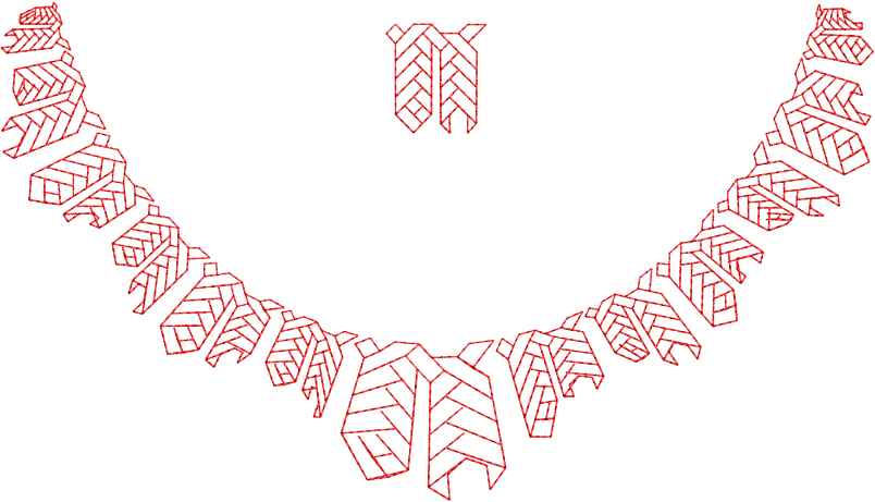 As A Decorative Fill For Symmetrical Or Leaf-like Shapes - Symmetry (804x461), Png Download