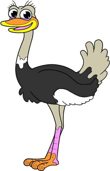Ostrich Clipart (600x600), Png Download
