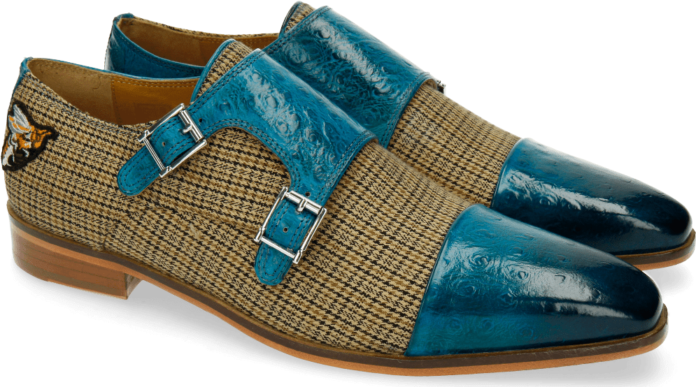 Monks Lance 1 Ostrich Turquoise - Slide Sandal (1024x1024), Png Download