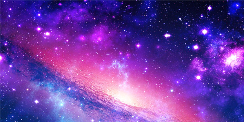 Vector Spaces Nebula - Night Sky Galaxy Star (842x595), Png Download