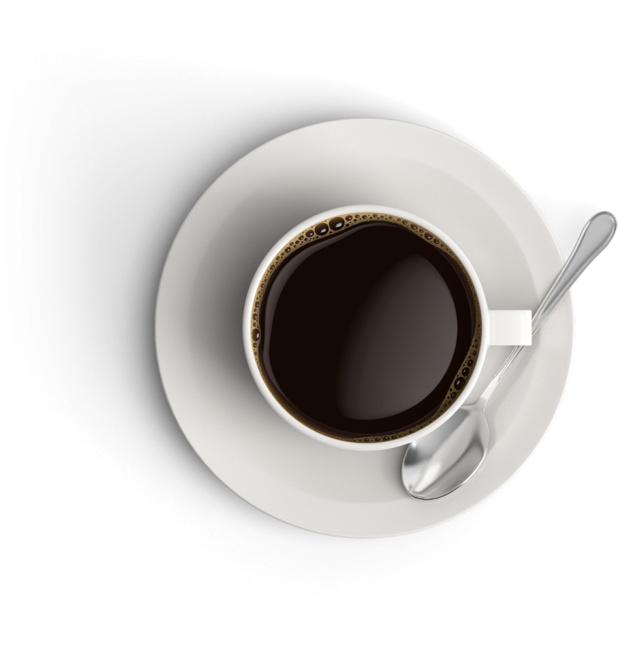 Object Coffee 1-75 - Object Top View Png (1125x1125), Png Download