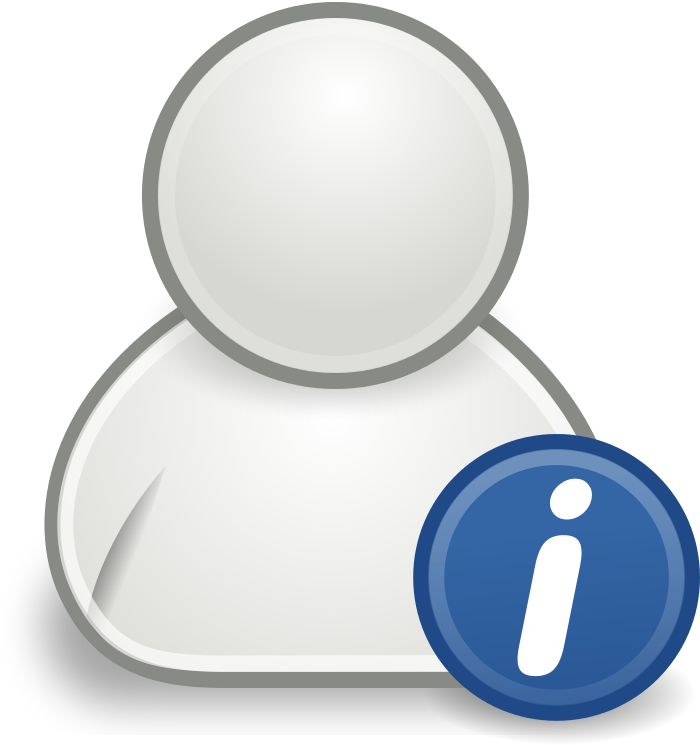 File - User-info - Svg - Generic Person Icon (768x768), Png Download