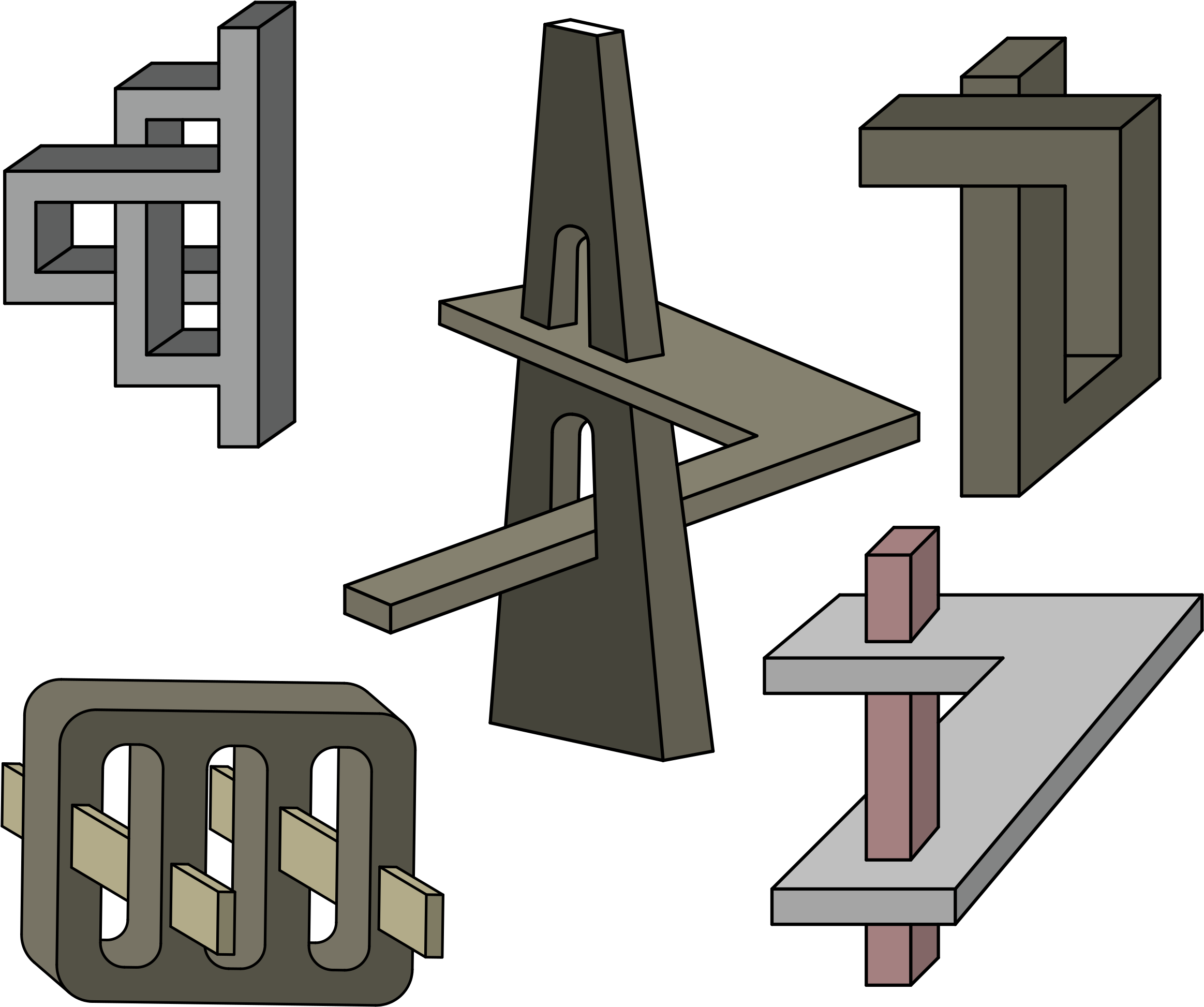 This Free Icons Png Design Of Impossible Objects (2400x3394), Png Download