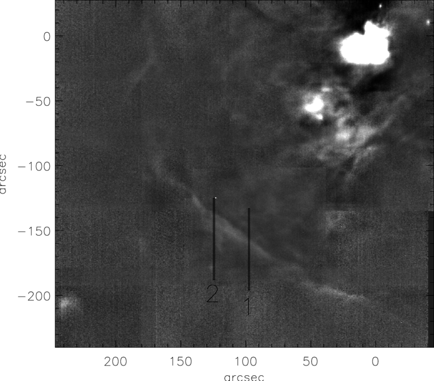 Mosaic Of The Orion Nebula At - Monochrome (850x747), Png Download