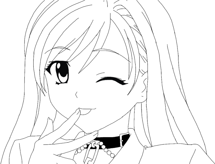 19 Pics Of Rosario Pages Mizore Vampire Coloring - Moka Akashiya (900x675), Png Download