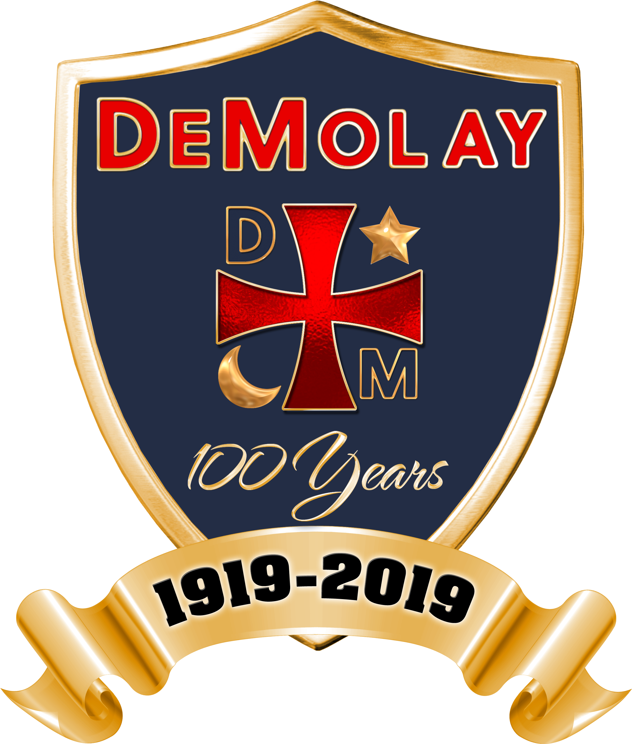 Demolay Bicentenial Logo Gold Smart Objects - Ticonderoga No. 2/hb Soft Pencils, 72-count, Cello (2776x2824), Png Download