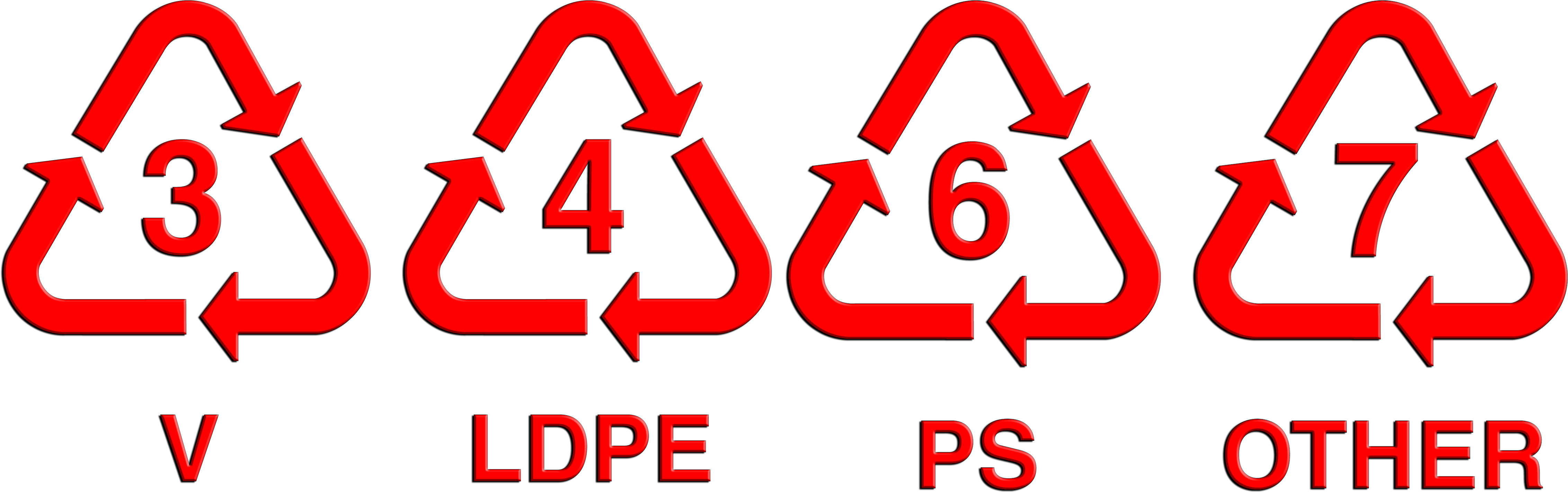 Look For A Recycle Symbol On All Plastic Items - Reusable Tulip Plastic Pint Glass - Nucleated Polycarbonate (4536x1528), Png Download