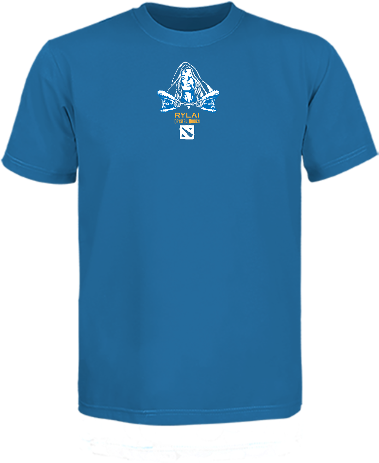 Crystal Vector Blue - Active Shirt (900x1200), Png Download