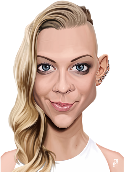Click And Drag To Re-position The Image, If Desired - Natalie Dormer (452x700), Png Download