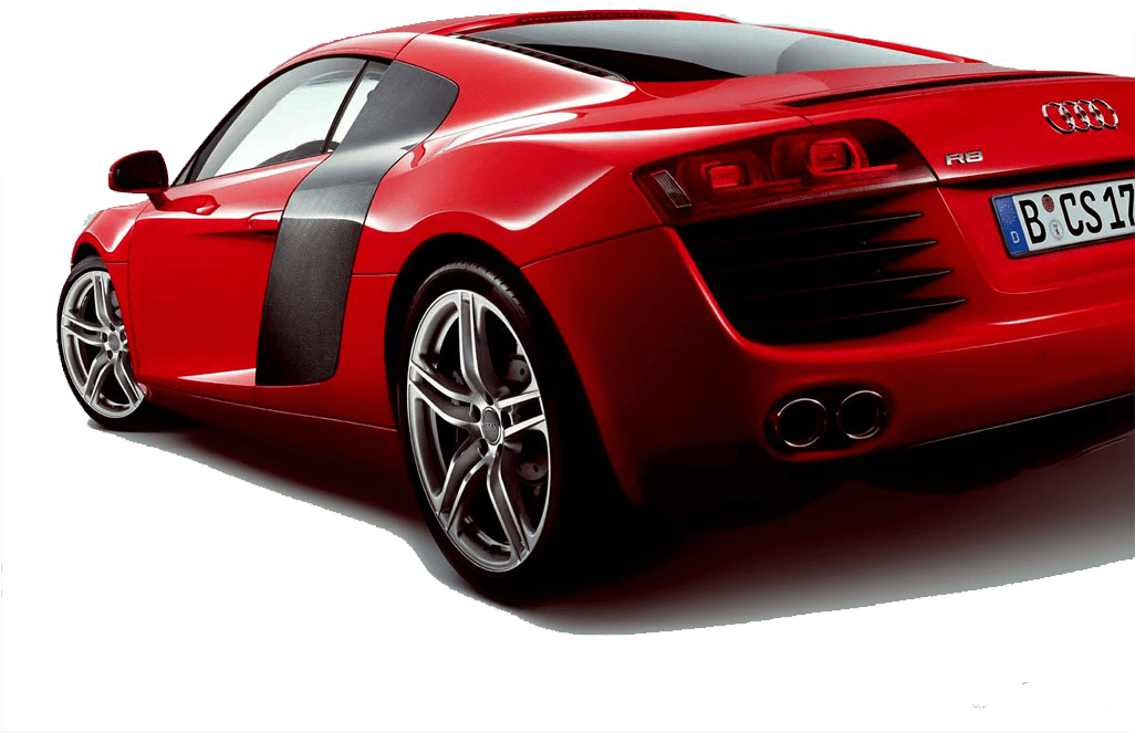 Audio R8 Back - Cars Png For Picsart (1025x770), Png Download