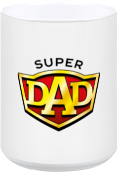 Superdad Mug - Iphone (384x408), Png Download