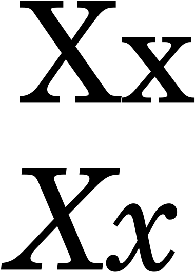 Alphabet Latin X - Letter X (435x600), Png Download