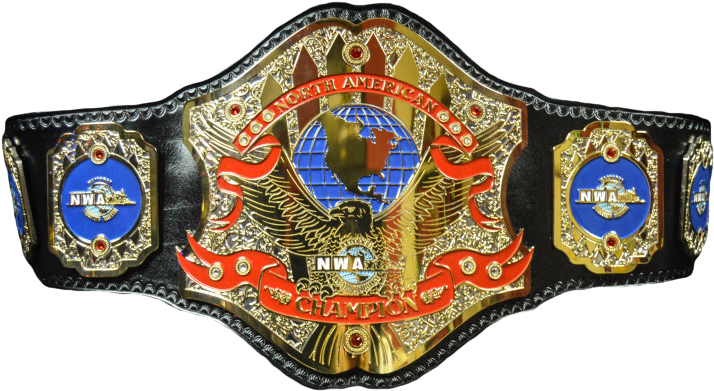 Active Nwa North American Heavyweight Championship - North American Championship Belt (748x425), Png Download