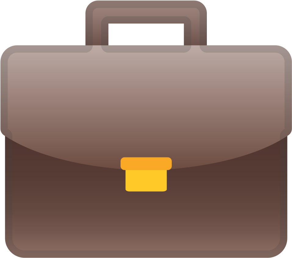 Suitcase Drawing Lawyer Briefcase - Emoji Aktentasche (1024x1024), Png Download