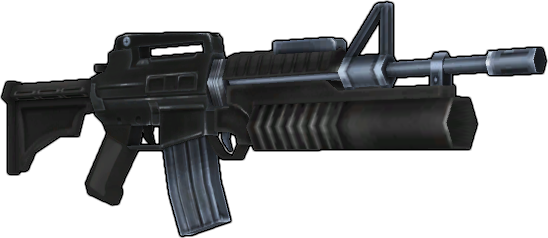 Bullet Transparent M16 - Assault Rifle (548x238), Png Download