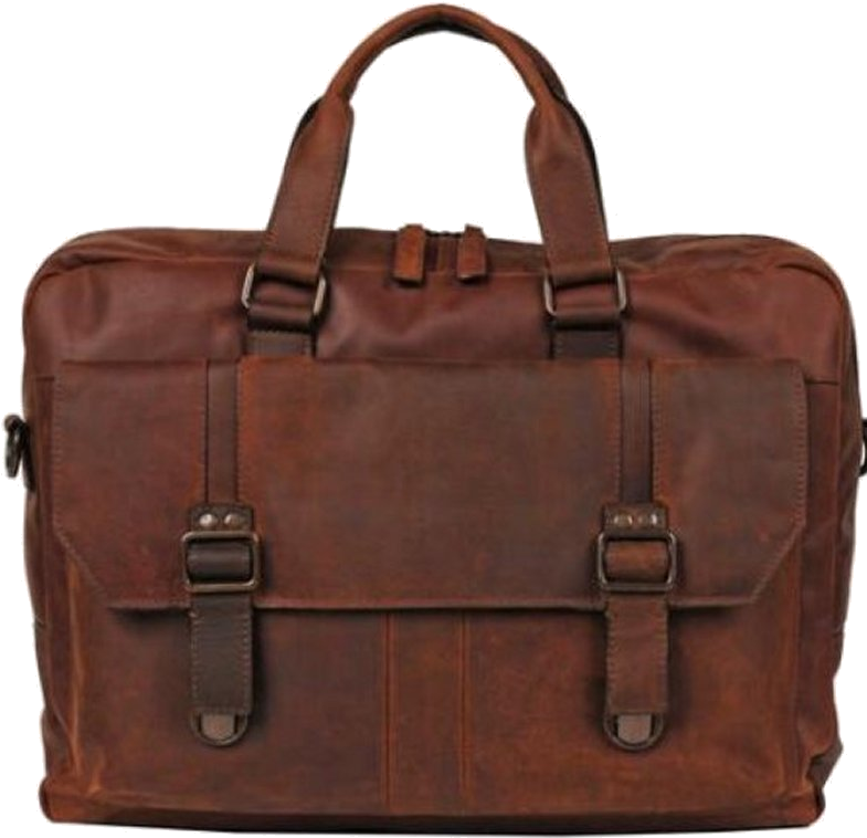 Handcrafted Vintage Leather Briefcase - Briefcase Png (800x800), Png Download