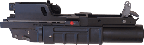 The Mm Underbarrel Grenade Launcher Ubgl M16 Is A Single - Underbarrel Grenade Launcher (500x310), Png Download