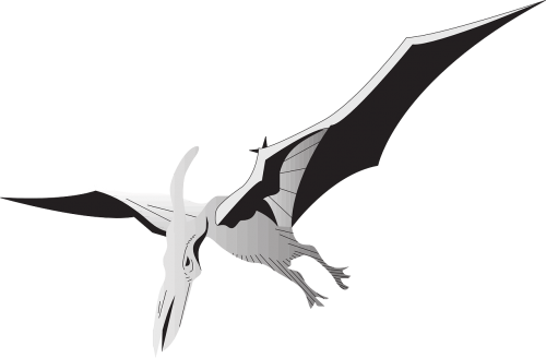 Vector Graphics - Pterodaktyl Png (500x328), Png Download
