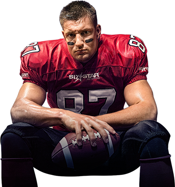 Rob Gronkowski - Gronkowski Arizona Senior Year (606x646), Png Download